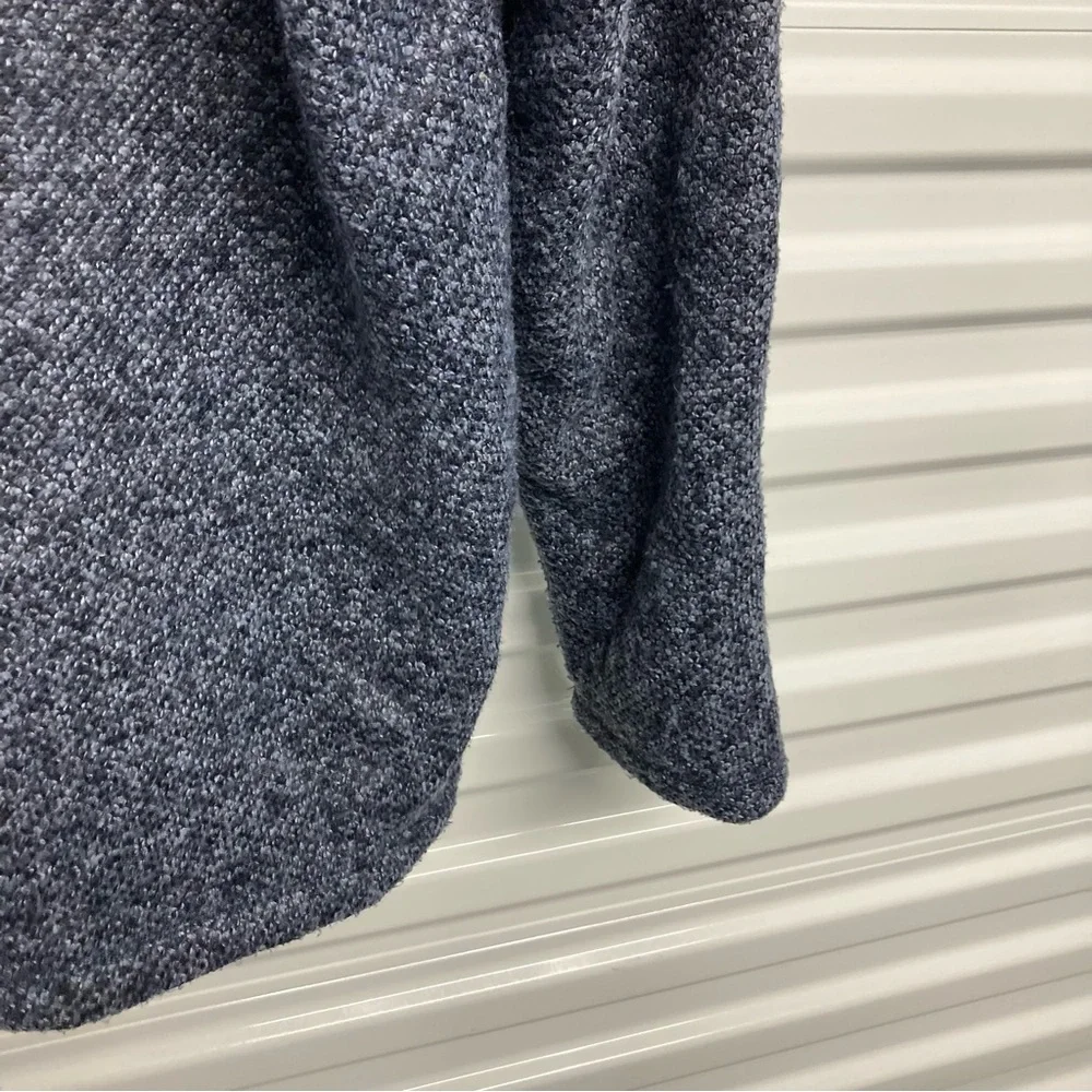 Orvis Heathered Blue Zip-Up Sweater - Picture 11 of 13
